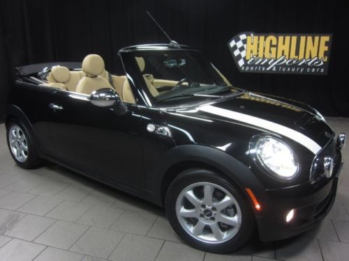 2009 mini cooper s convertible, 17k miles, 172hp turbo, loaded with $$ options