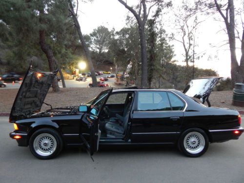 Find Used 1988 Bmw 750il E32 V12 Model Black On Gray