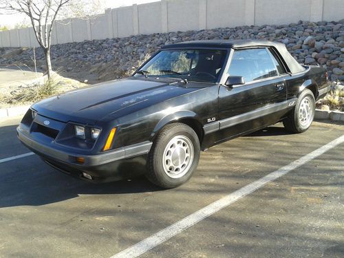 1986 ford mustang gt convertible. all original adult owned never modified.