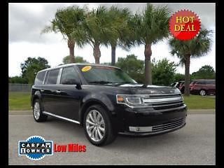 2013 ford flex limited 2wd navigation rear camera leather 7-passenger like new!