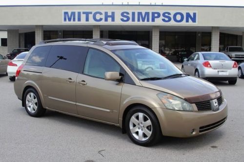 2004 nissan quest se van leather bose sunroof dvd great carfax
