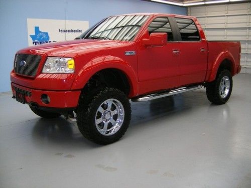 We finance!!!  2008 ford f-150 fx4 4x4 regency lifted auto 6 cd tow 20 rims