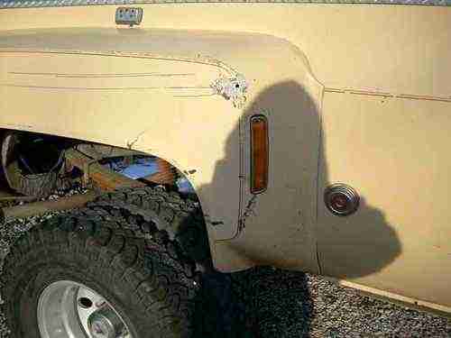 Sell used 1978 Chevy K30 Crew Cab Dually 4x4 3+3 Silverado ...