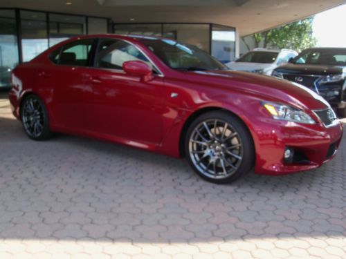 Sell Used 2014 Matador Red Lexus Isf V8 8 Speed Paddle Shift