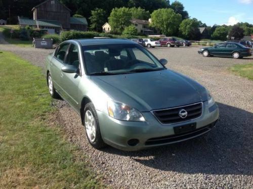2002 nissan altima, green. no reserve, 91k miles, pa salvage
