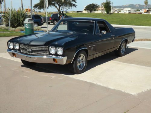 Used Cars Bakersfield >> Sell used 1970 SS 454 El Camino, Black Beauty, Auto, A/C, Cowl Hood w/Silver Stripes in ... Used Cars Bakersfield >> Sell used 1970 SS 454 El Camino, Black Beauty, Auto, A/C, Cowl Hood w/Silver Stripes in ...