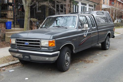 1988 ford f250 pickup, extended cab, low miles, 7.3l diesel w/ wvo, survivalist?