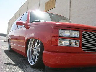1999 red! 2dr tahoe, lowrider, airbags, ls6, 425hp, hills hotrods, custom paint