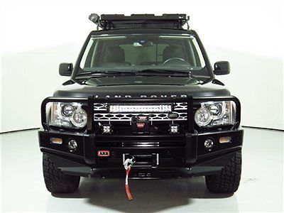 2013 luxury lr4 custom bumper &amp; roof rack shade ext navi wench nerf bars 14