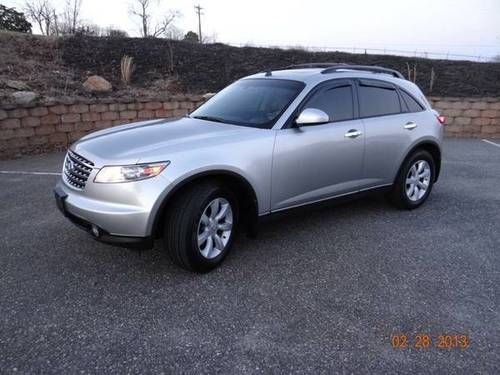 2004 infiniti fx35 awd-low miles-no reserve auction