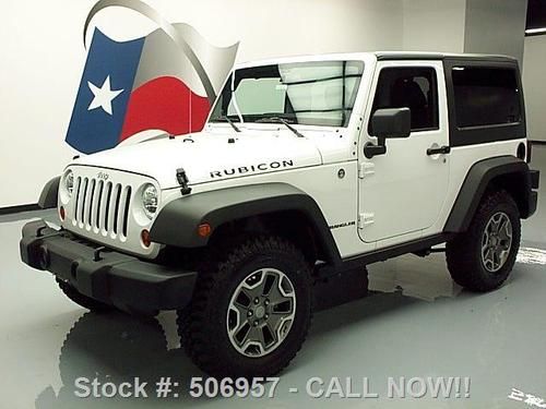 2013 jeep wrangler rubicon hard top 4x4 auto only 4k mi texas direct auto