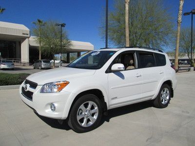 2010 white v6 leather sunroof navigation automatic miles:12k one owner