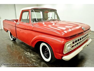 1964 ford f100 swb pickup v8 manual dual exhaust check it out