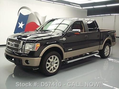 2012 ford f150 4x4 king ranch ecoboost sunroof nav 20's texas direct auto