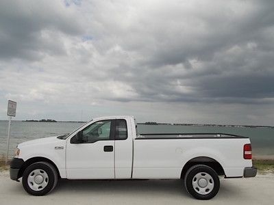 06 ford f-150 xl reg cab long bed - original paint - clean florida owned truck