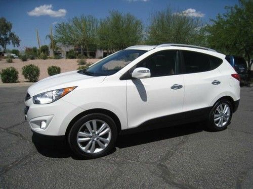 2011 hyundai tucson limited low miles factory warranty one owner below wholesale