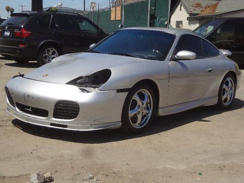 2002 porsche 911 carrera coupe damaged salvage runs! cooling good only 68k miles