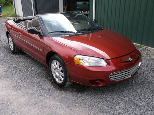 2002 chrysler sebring gtc convertible 2-door 2.7l