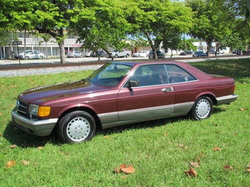 1987 87 mercedes 560sec 560 sec coupe * restore me * original * v8 * rare car