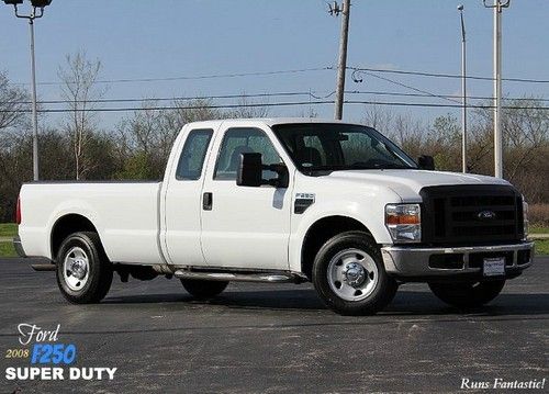 2008 ford f250 xl super duty ext cab one owner! only 48k miles! 5.4l long bed $$