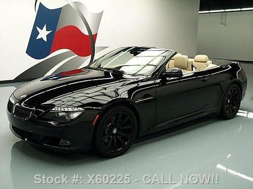 2008 bmw 650i convertible premium nav paddle shift 59k texas direct auto