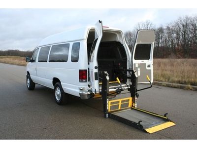 2010 ford e250 handicap accessible wheelchair van braun lift commercial setup