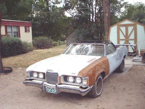 1973 mercury cougar xr7 q code cobra jet convertible, comes with 73 parts car