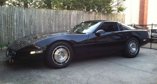 86' corvette - black - excellent condition - low miles