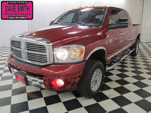 2007 mega cab short box heated leather tube steps tint tow hitch spray liner