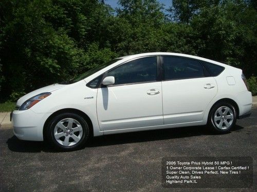 2006 toyota prius hybrid 1 owner 50 mpg new tires super clean carfax guarantee