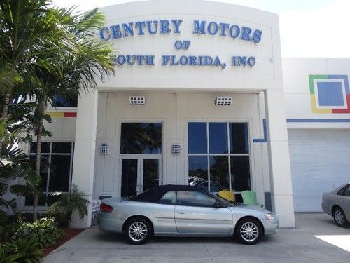 2001 chrysler sebring limited convertible 45,524 miles clean carfax!!