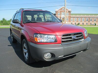 2003 subaru forester x awd low miles  clean car gas saver no reserve