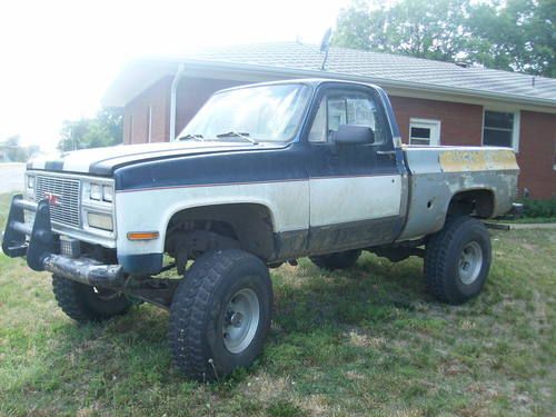 1978 lifted chevy shortbox 4x4 tbi 350