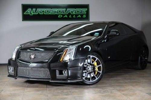 2011 cts-v coupe, cam, pulley, tune, recaros, nav, suede! we finance!