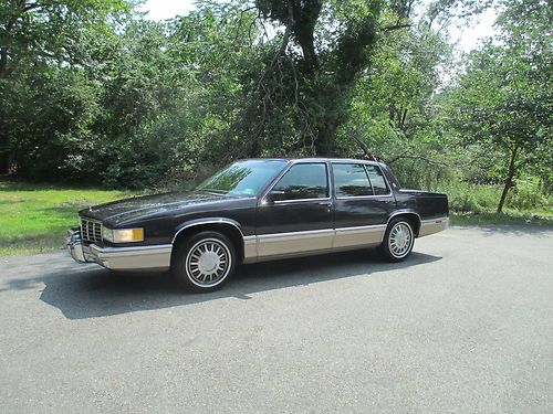 1992 cadillac sedan deville 4-door 4.9l v8-cold a/c-must see!-leather-well kept!