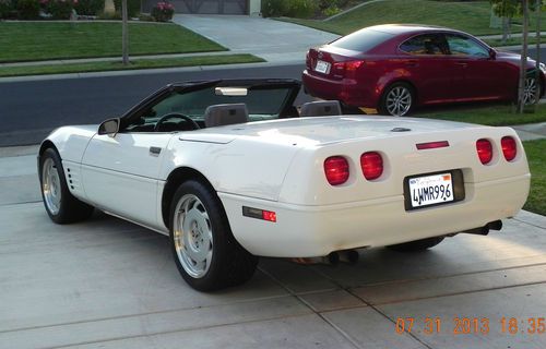 1991 chevrolet corvette 2dr convertible