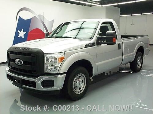 2011 ford f-250 regular cab 6.2l v8 long bed 11k miles texas direct auto