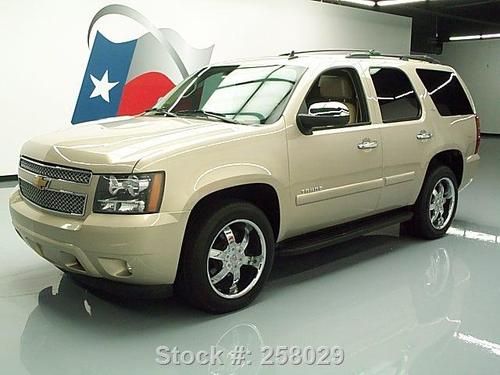 2008 chevy tahoe ltz 8 pass htd leather 20's 35k miles texas direct auto