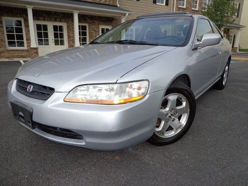 2000 honda accord coupe ex v6! leather! roof! alloys! 30mpg! clean! 2001 2002