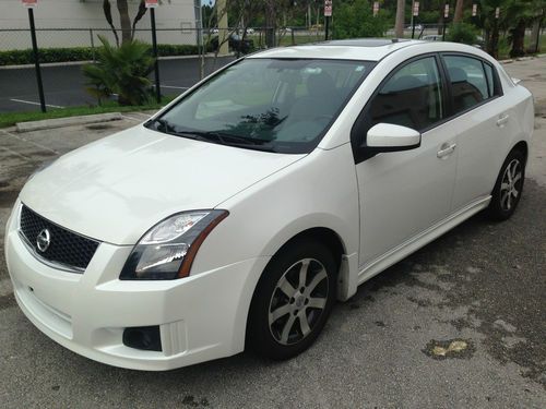 2012 nissan sentra special edition white color