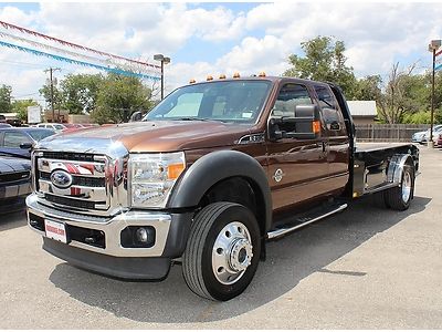 Lariat 4x4 extended cab &amp; chassis cm bed leather mp3 phone nerf bars hitch tow