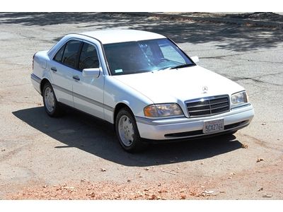 1995 mercedes benz c-280 maintenance up-to-date low miles extra clean no reserve