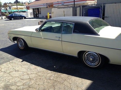 1970 impala 2 door coupe 2nd owner 77,000 miles 350 hard top inter 9/10 ex 8.7