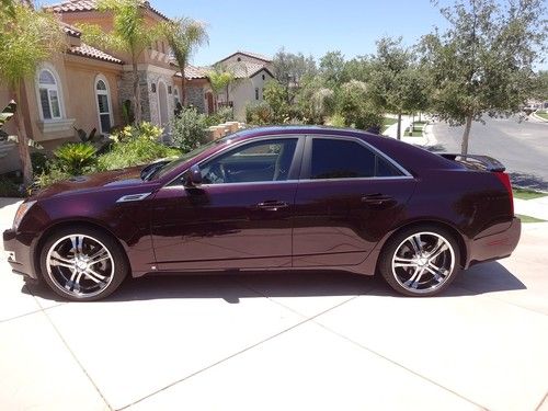 2009 cadillac cts, black cherry, excellent condition