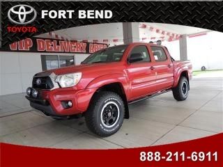 2014 toyota tacoma barcelona red double cab 4x4 tforce tow package entune