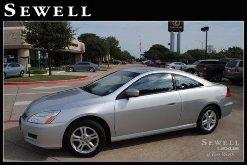 07 honda accord ex-l leather heated seats sunroof cd cruise one owner low miles