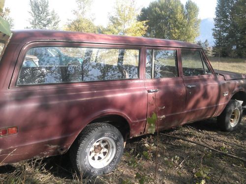 Sell Used 1969 Chevy Suburban 3 Door 4x4 In Kalispell Montana