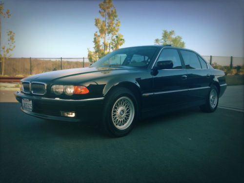 1999 bmw 740il loaded leather sunroof heated seats v8 4dr  smooth no reserve!!!!