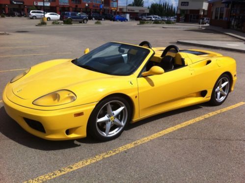 2001 ferrari 360 spider convertible 2-door 3.6l