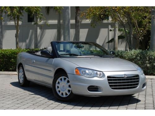 2004 chrysler sebring convertible great miles 2.4l 4-cyl automatic cruise